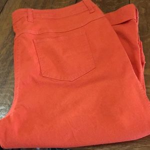 Orange Multiples brand crop pants size 16